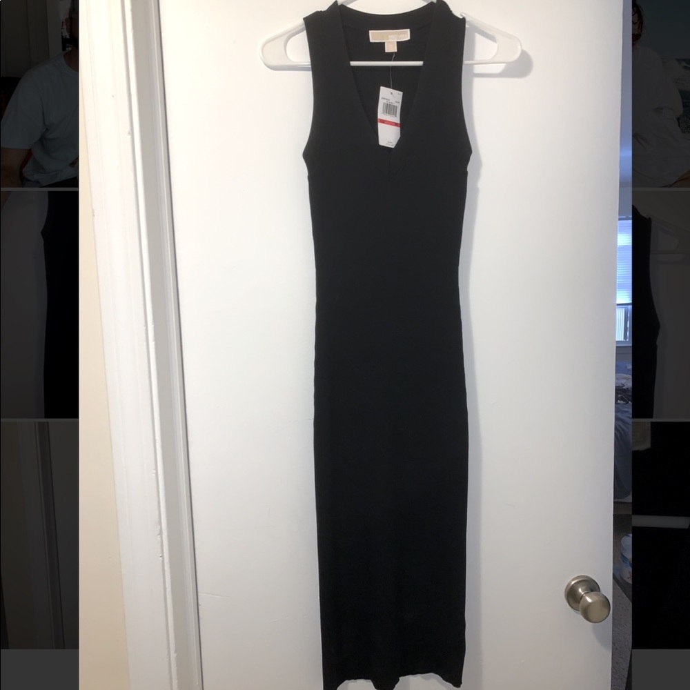 Black midi/long Michael Kors dress
